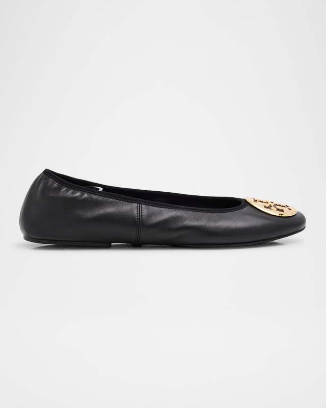 Reva Travel Leather Ballet Flats